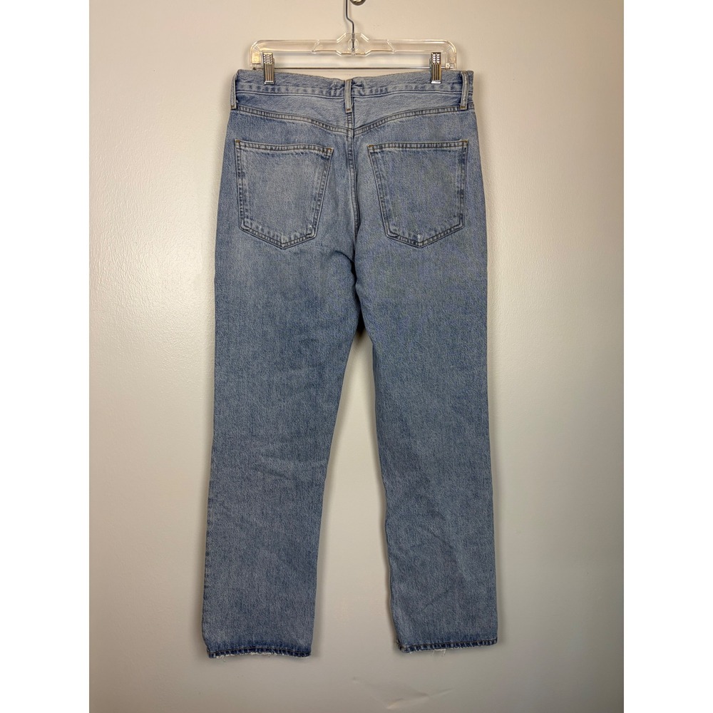 AGOLDE Lana High Rise Vintage Straight Leg Jeans 29 Light Blue Wash Denim Pants - Picture 6 of 7
